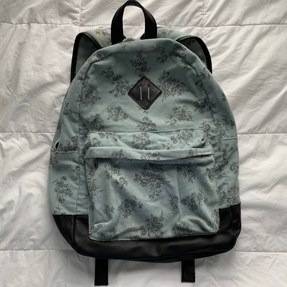 Grey & Black Backpack